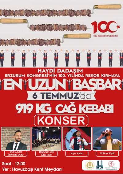 Milli Mücadele ve Erzurum Kongresinin 100. Yılı Etkinlikleri